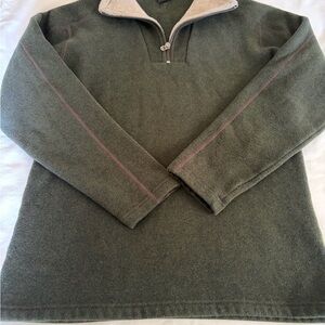 Kuhl Olive Zip-Up Sweater